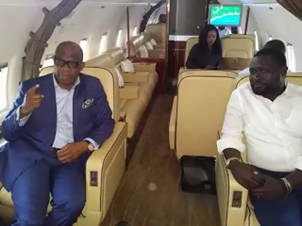 Warri Billionaire, Emami Ayiri Flies In A Private Jet To Meet Bola Tinubu, Lai Mohammed In Abuja (Photos)